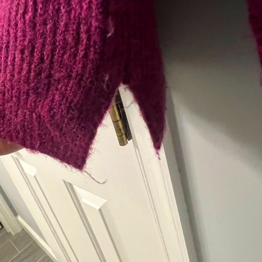 Women’s small Loft sweater. Like a pink/purple color.  Great condition - Picture 6 of 10